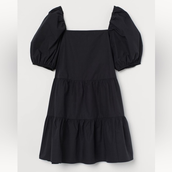 H&M Puff-sleeved Dress - Picture 2 of 9